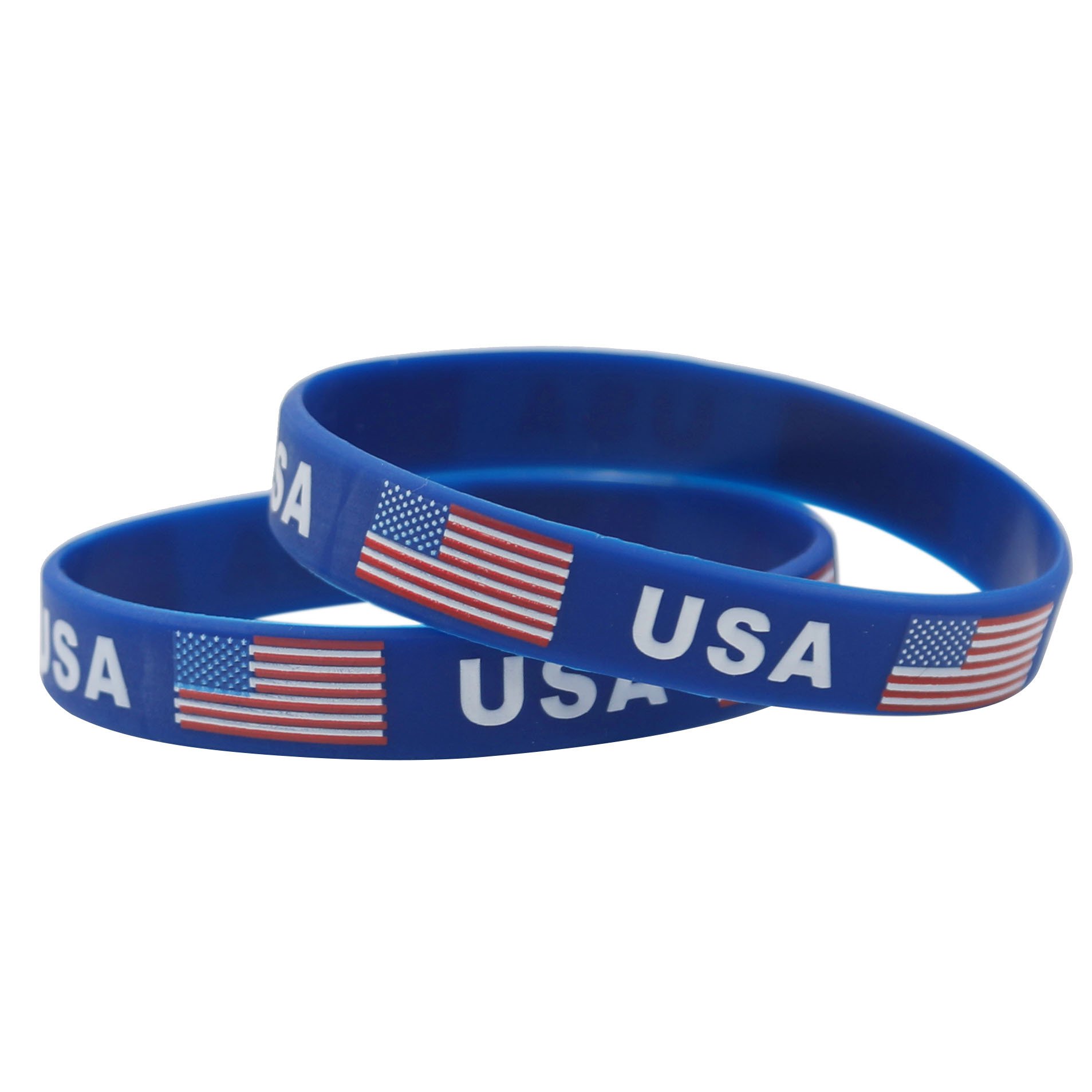 Women Accessories Usa - 2 pezzi braccialetti con bandiera USA