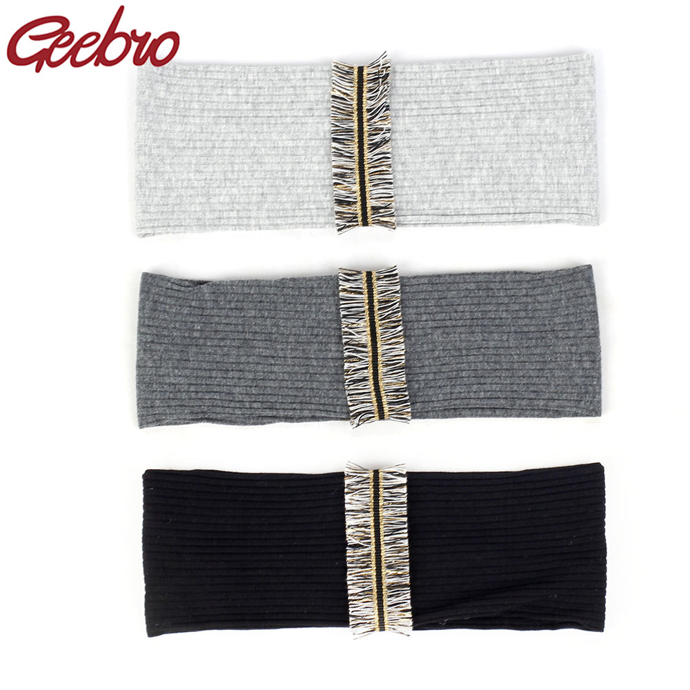 Women'S Running Accessories - Geebro Vintage Boho nappa striscia fascia