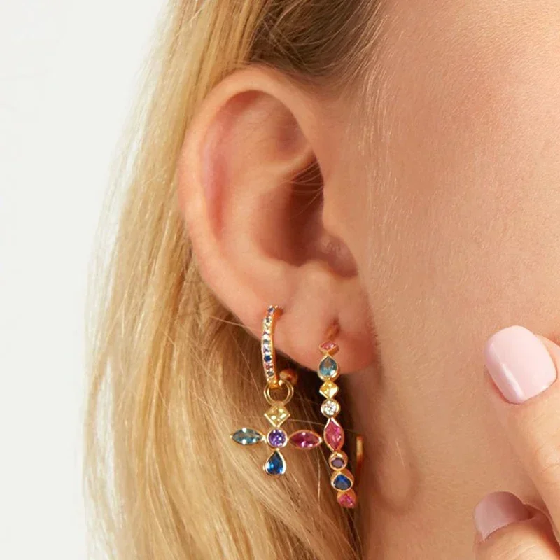 Donne 925 Sterling Silver Ear  - Statement Earrings Oversized recensione e prezzo