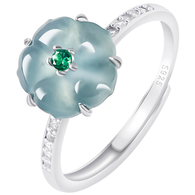 Anelli con Fiori in Giadeite B - Women Accessories Gift recensione e prezzo