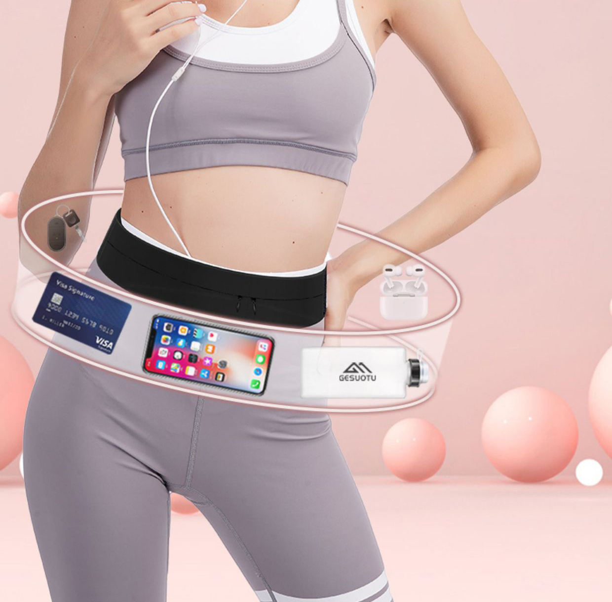 Marsupio da corsa con bottigli - Women'S Running Accessories recensione e prezzo