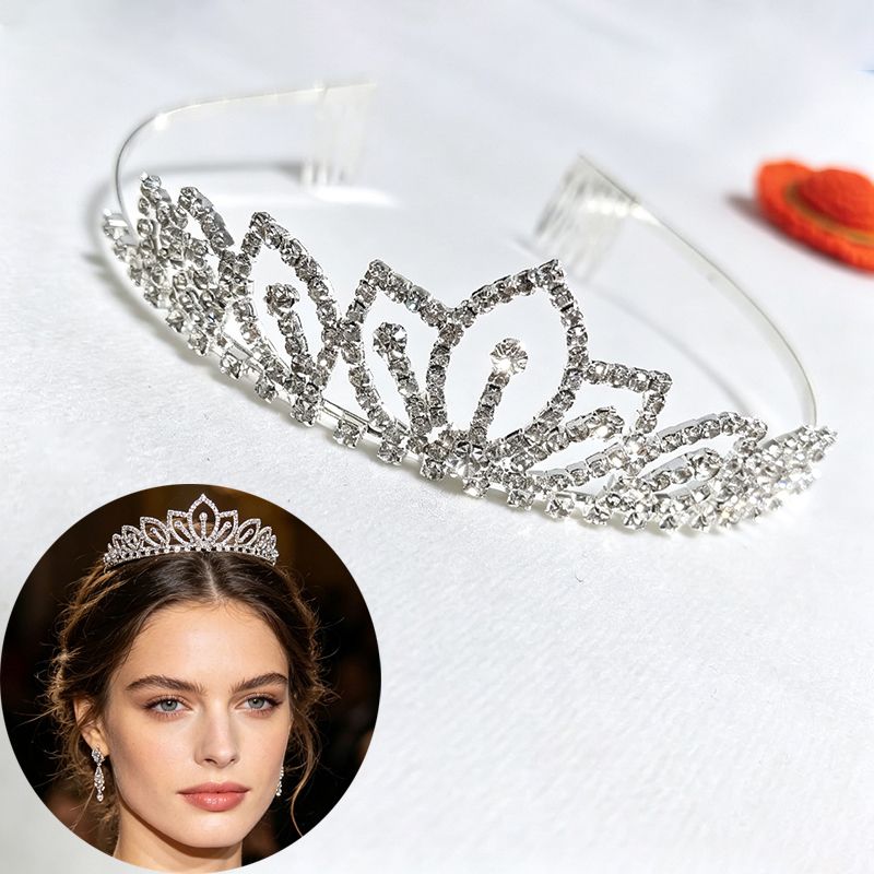 Corona in Strass Scintillanti  - Women'S Vintage Accessories recensione e prezzo