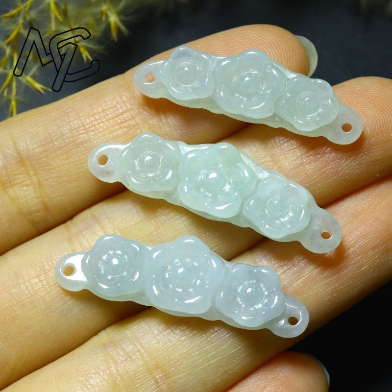 1 Pezzo Fiore in Giada Natural - Women Accessories Gift recensione e prezzo