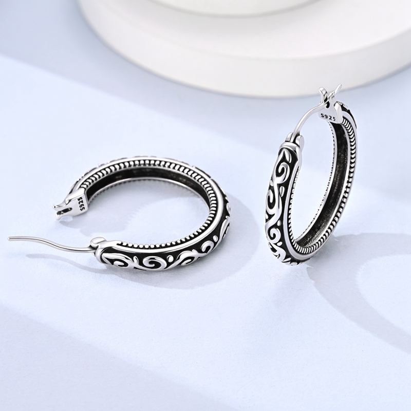 Orecchini in argento sterling  - Statement Earrings Oversized recensione e prezzo