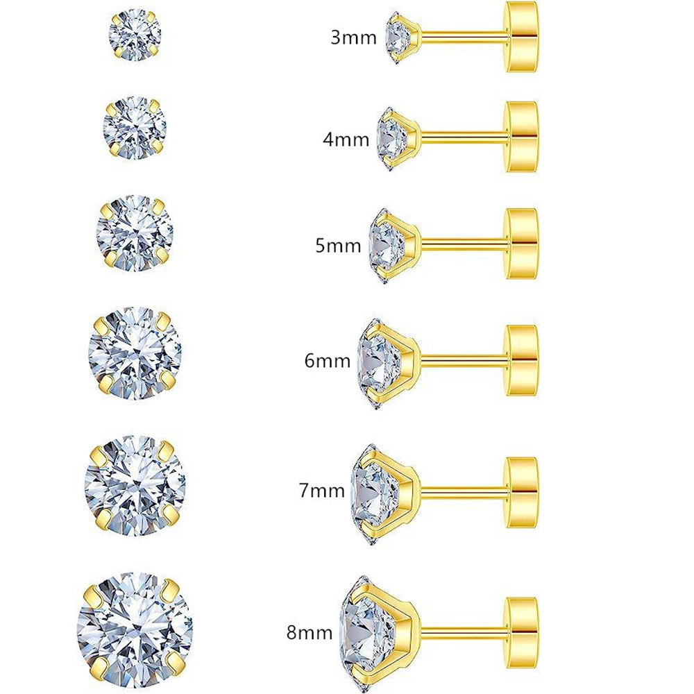 1 o 6 pezzi orecchini in accia - Statement Earrings Oversized recensione e prezzo