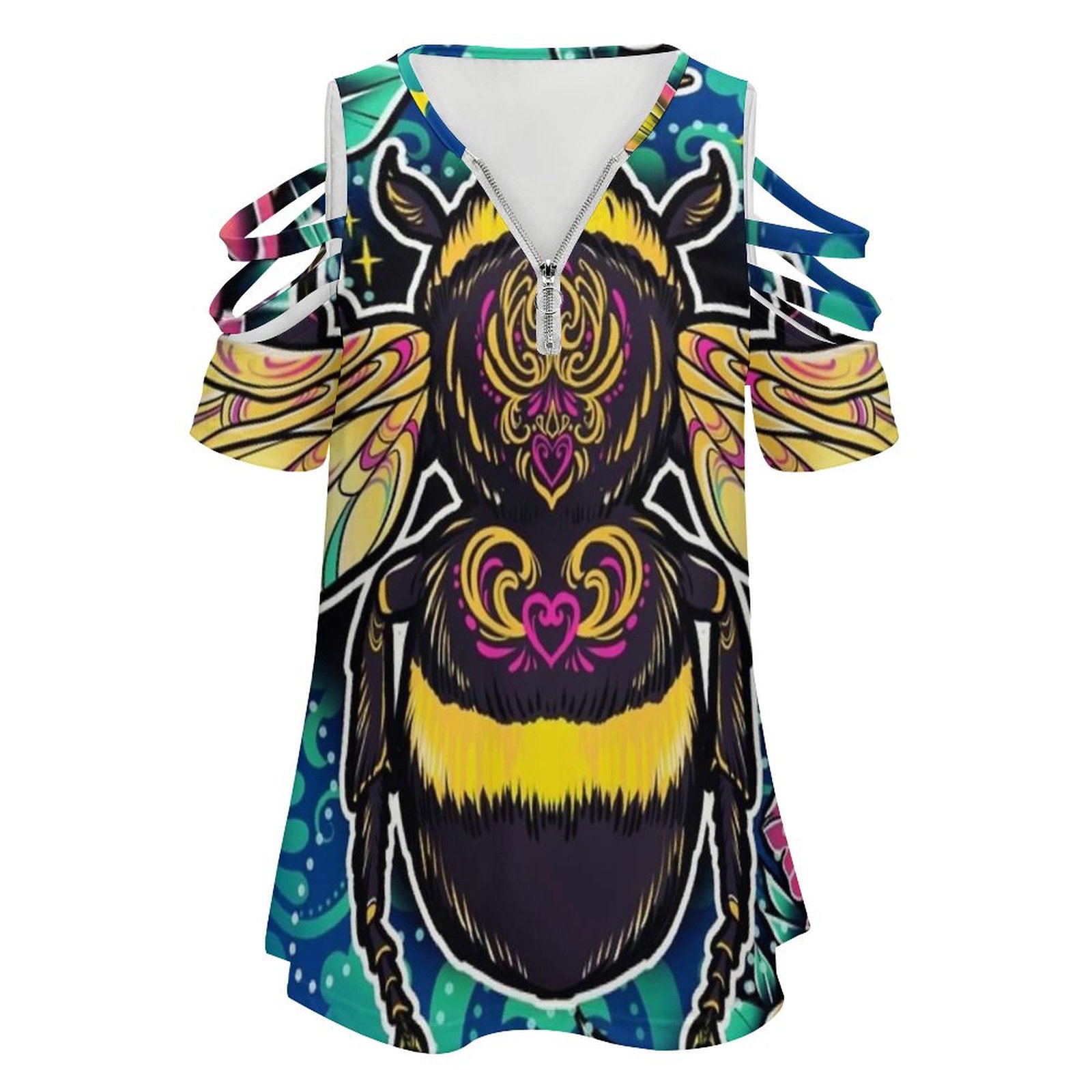 New Fashion Zip Off Spalla Top - Women Accessories Vector recensione e prezzo