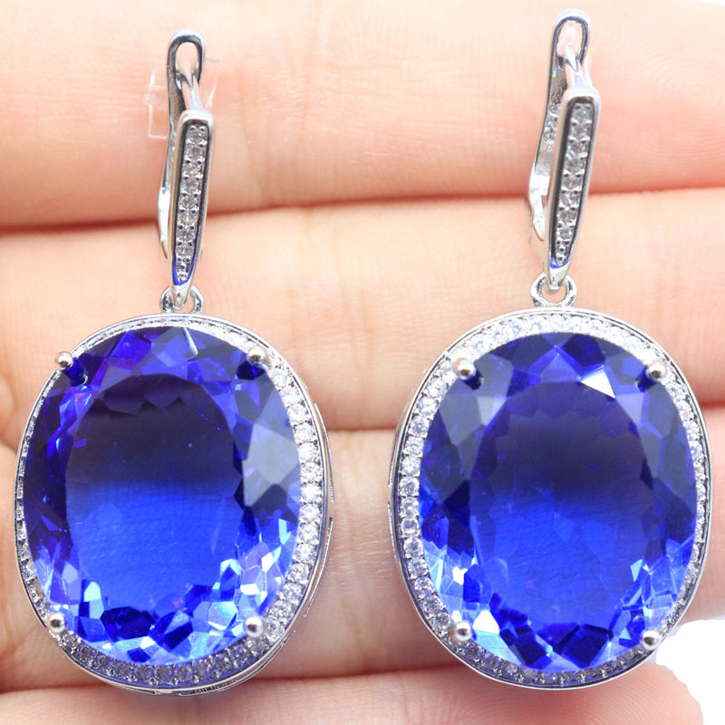 40x21mm Delicata pietra prezio - Statement Earrings Oversized recensione e prezzo