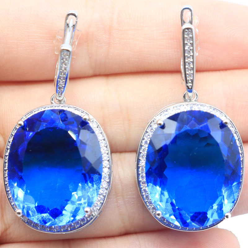 40x21mm Delicata pietra prezio - Statement Earrings Oversized recensione e prezzo