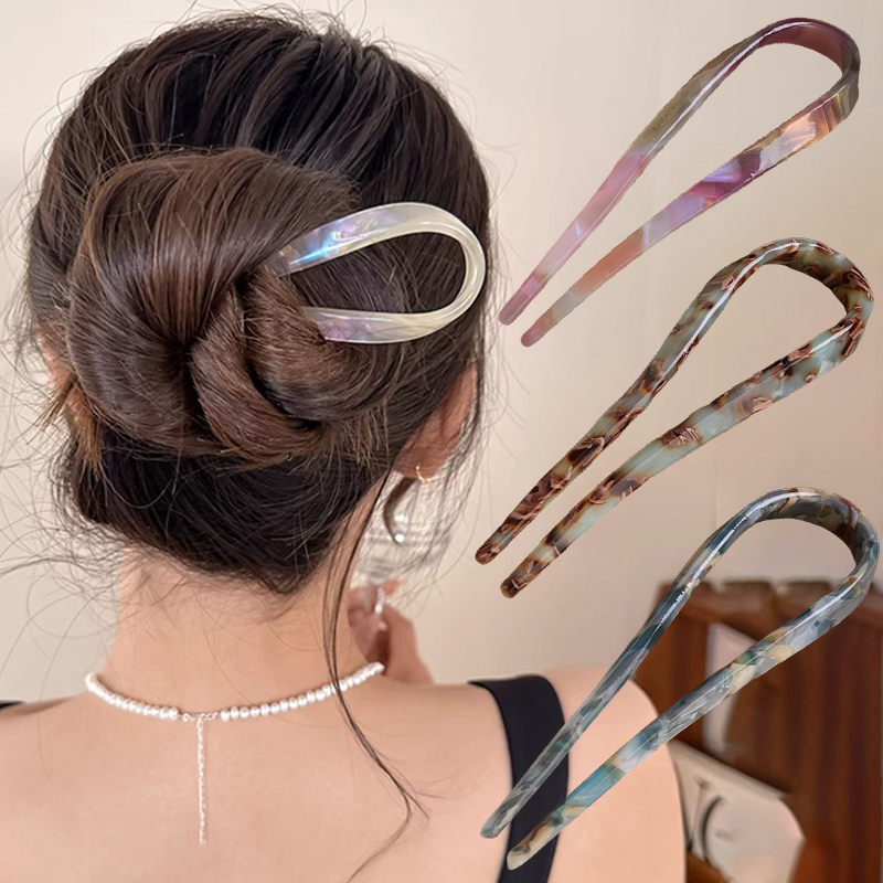 Forcine a U in Acetato Acrilic - Women Accessories On Sale recensione e prezzo