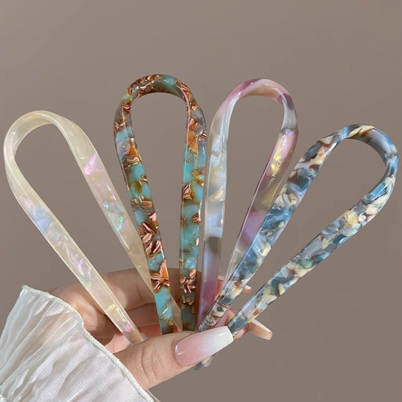 Forcine a U in Acetato Acrilic - Women Accessories On Sale recensione e prezzo