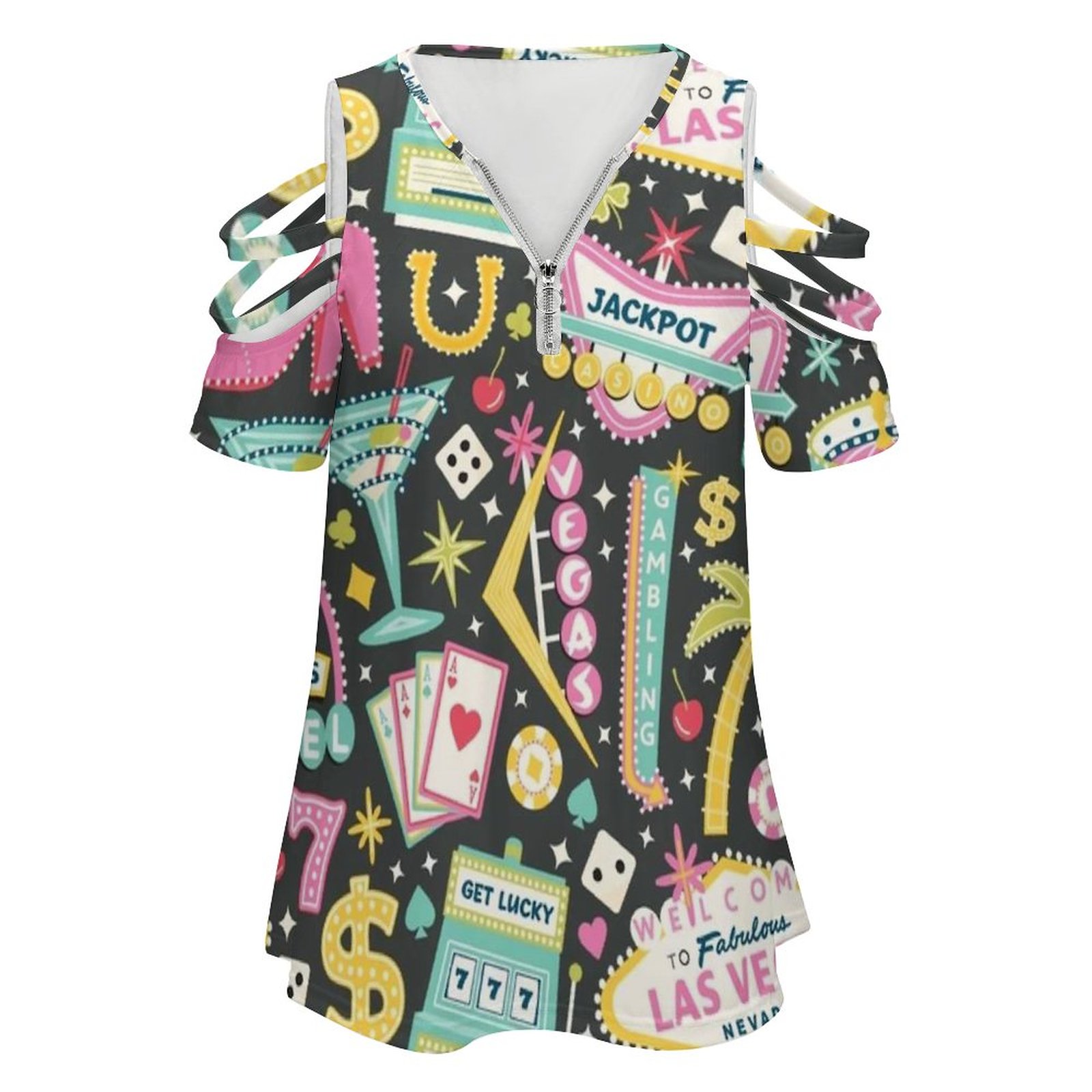 Viva Las Vegas T-shirt da donn - Women Accessories Vector recensione e prezzo