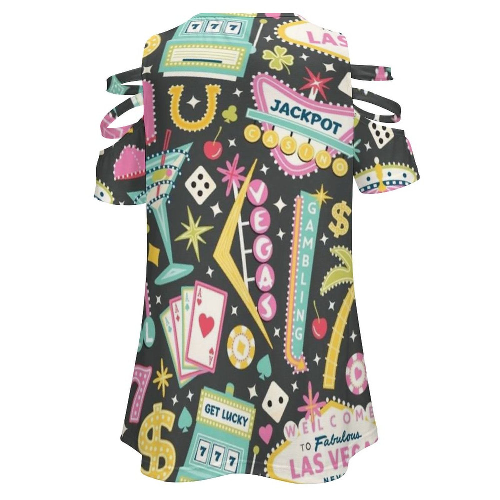 Viva Las Vegas T-shirt da donn - Women Accessories Vector recensione e prezzo