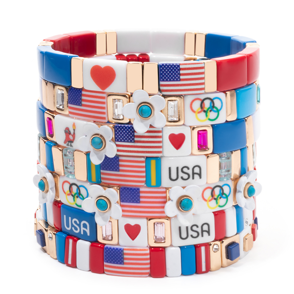 Braccialetti Patriottici Nuovo - Women Accessories Usa recensione e prezzo